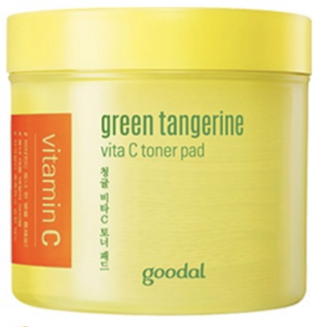 Goodal Green tangerine vita C toner pad 