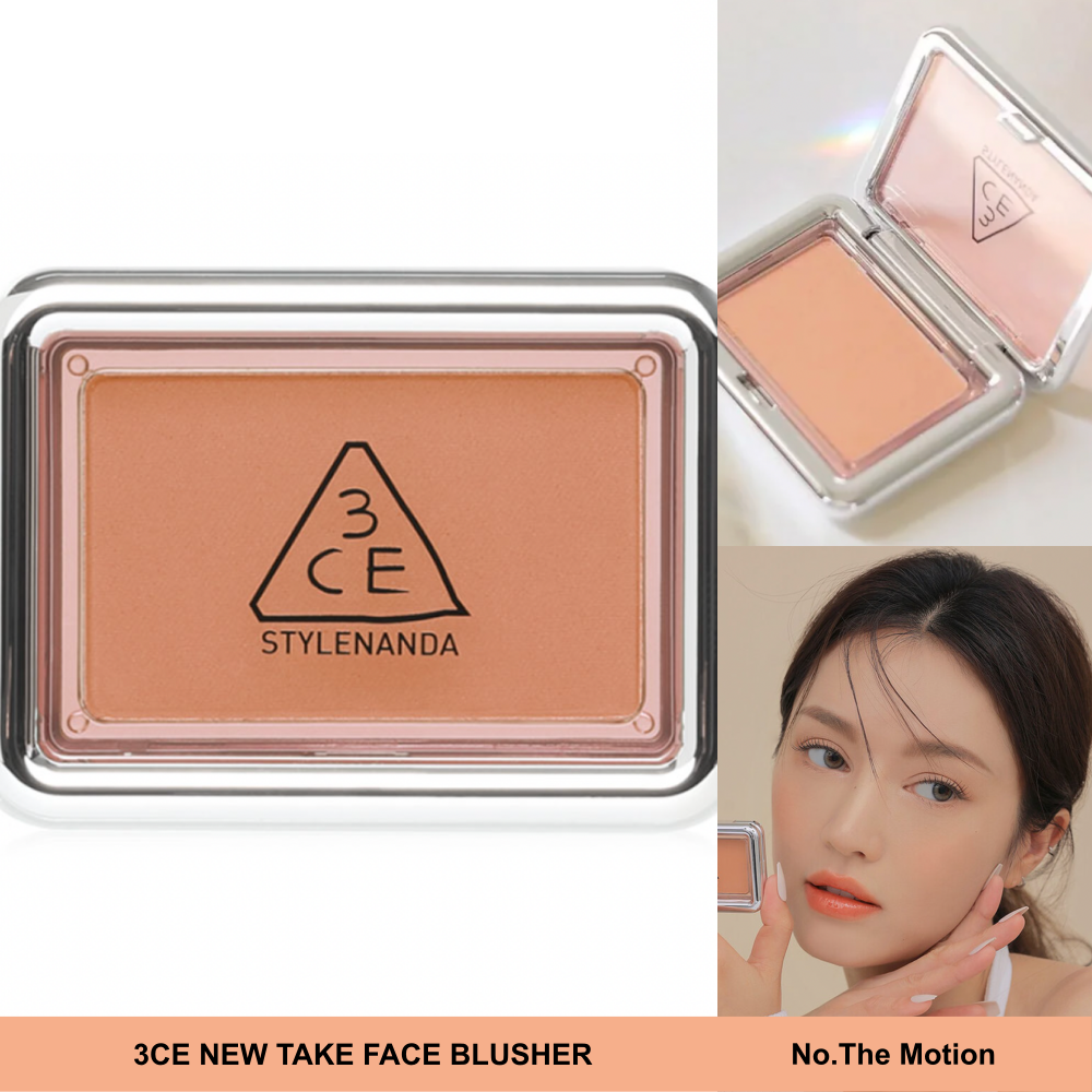 3ce new take face blusher the motion
