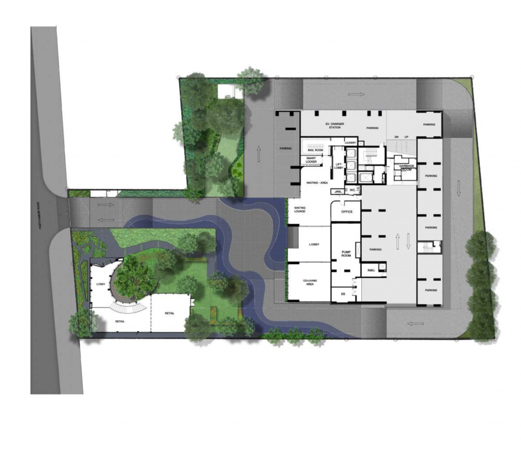 the base ทองหล่อ floor plan