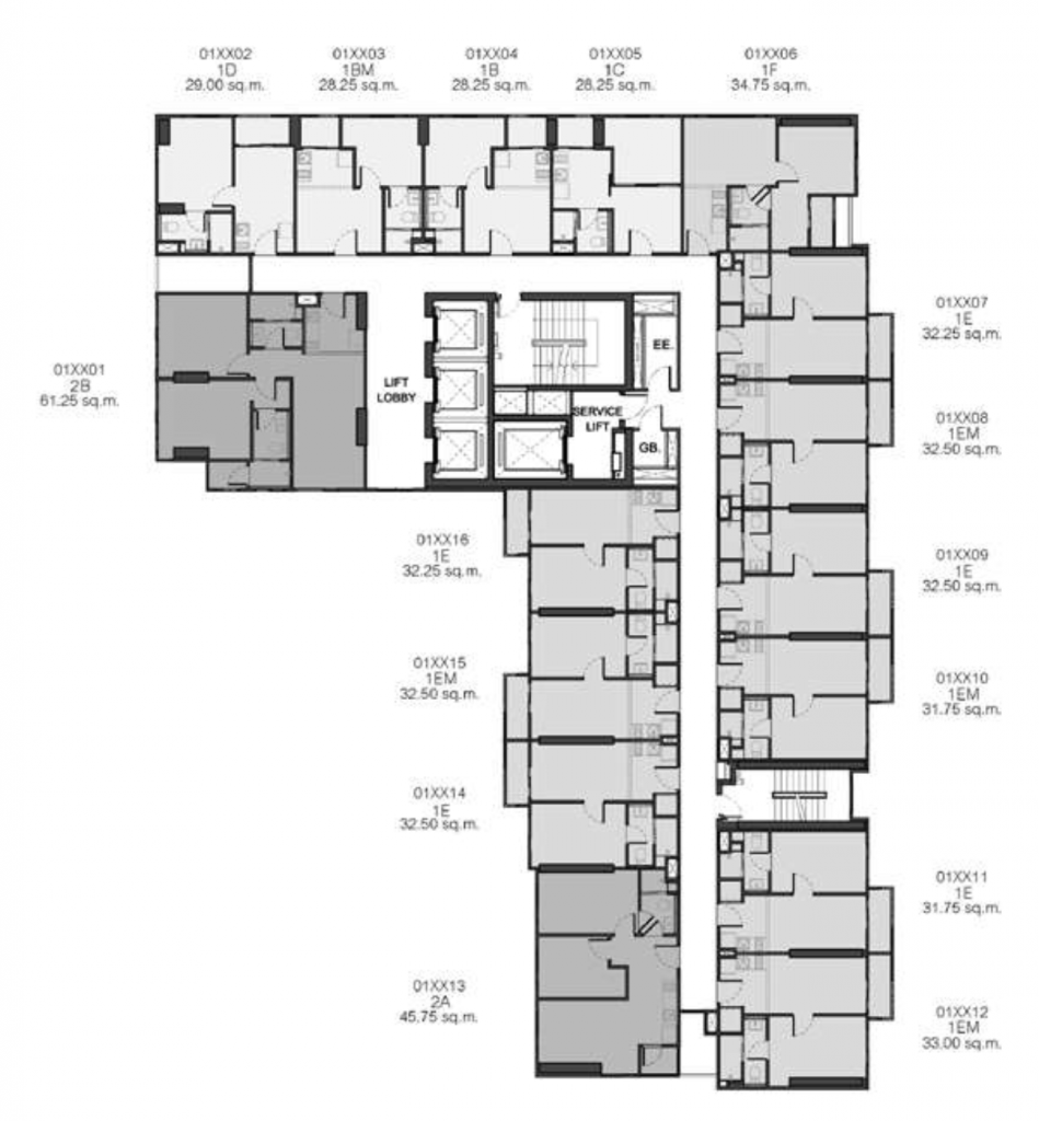 13-15 floor plan แบบแปลน